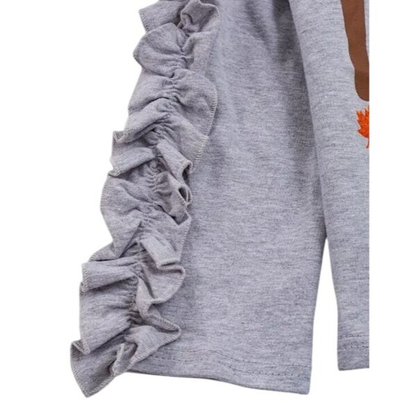 Toddler Girls‎ Love Fall Ruffled Sleeve Top 18-24M - Picture 5 of 5